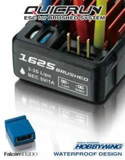 Hobbywing QuicRun 1625 Brushed ESC (1/18, 1/16) -RC Cars & Trucks Sales HWI30120000 4 00704.1567015348