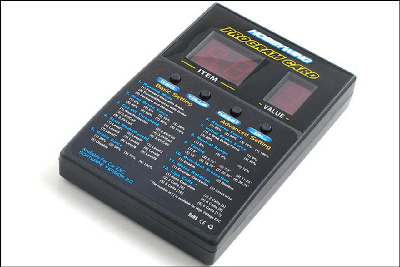 Hobbywing Multi-Function LED Program Card (30501003) 3 Hobbywing Multi-Function LED Program Card (30501003)