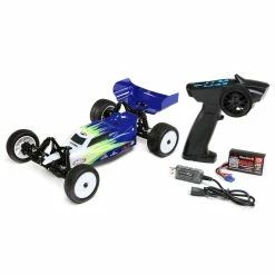 Losi Mini-B 1/16 RTR 2WD Buggy (Blue) W/2.4GHz Radio, Battery & Charger -RC Cars & Trucks Sales LOS01016T1 A08 EFGHTT30 79890.1605899109