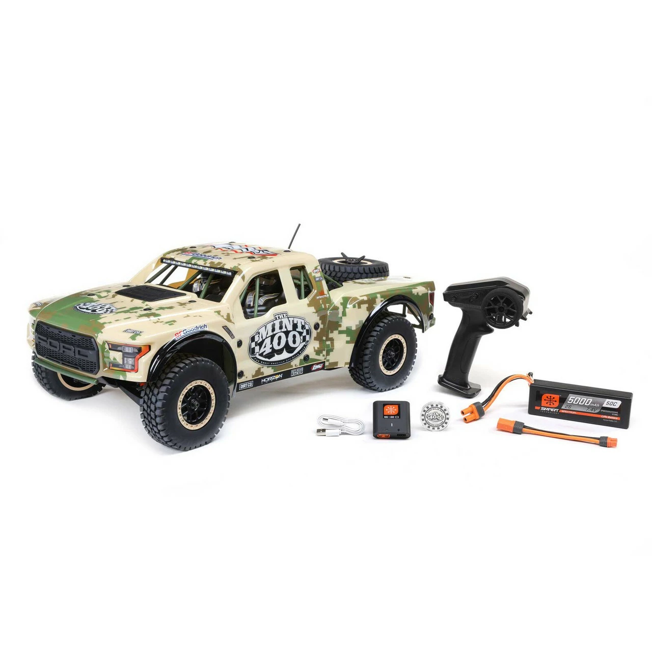 Losi 1/10 2022 Mint 400 LE Ford Raptor Baja Rey Limited Edition 4WD RTR 6 Losi 1/10 2022 Mint 400 LE Ford Raptor Baja Rey Limited Edition 4WD RTR - Image 4
