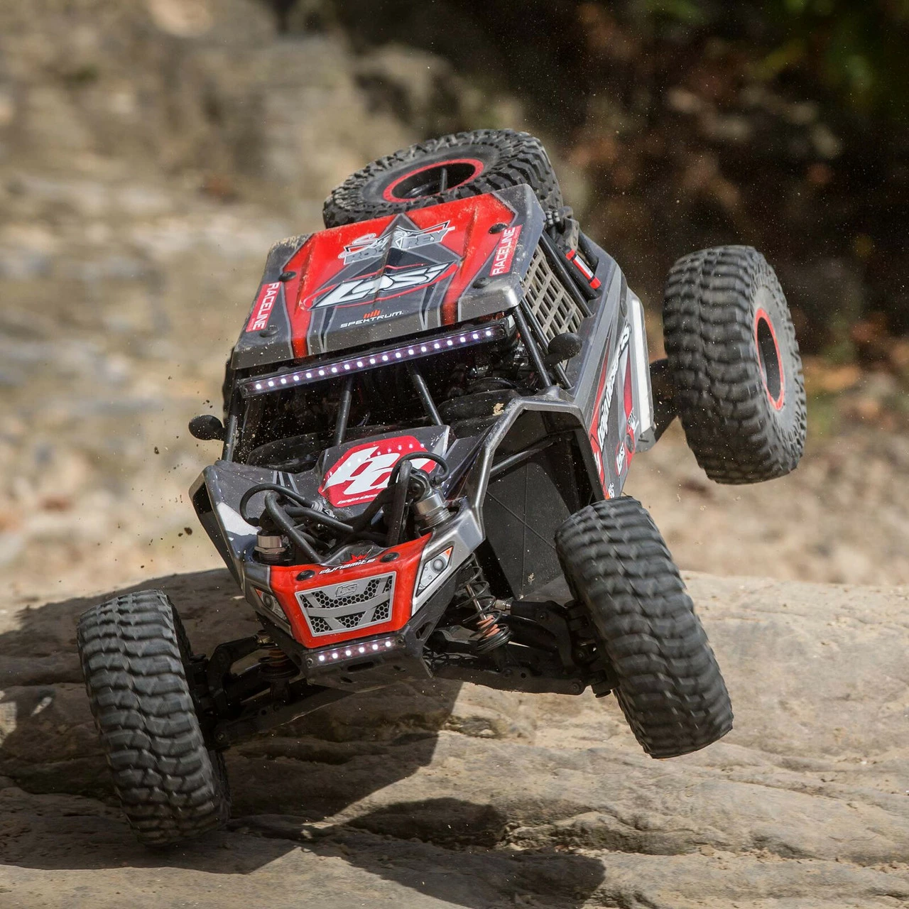 Losi Super Rock Rey: 1/6 4WD Elec Rock Racer, RTR Gray 15 Losi Super Rock Rey: 1/6 4WD Elec Rock Racer, RTR Gray - Image 13