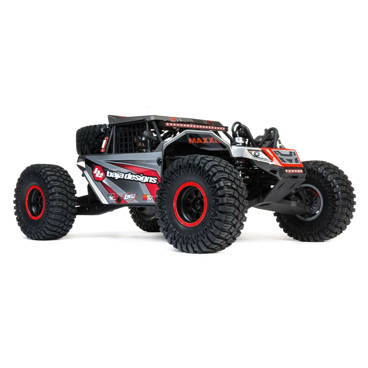 Losi Super Rock Rey: 1/6 4WD Elec Rock Racer, RTR Gray 5 Losi Super Rock Rey: 1/6 4WD Elec Rock Racer, RTR Gray - Image 3