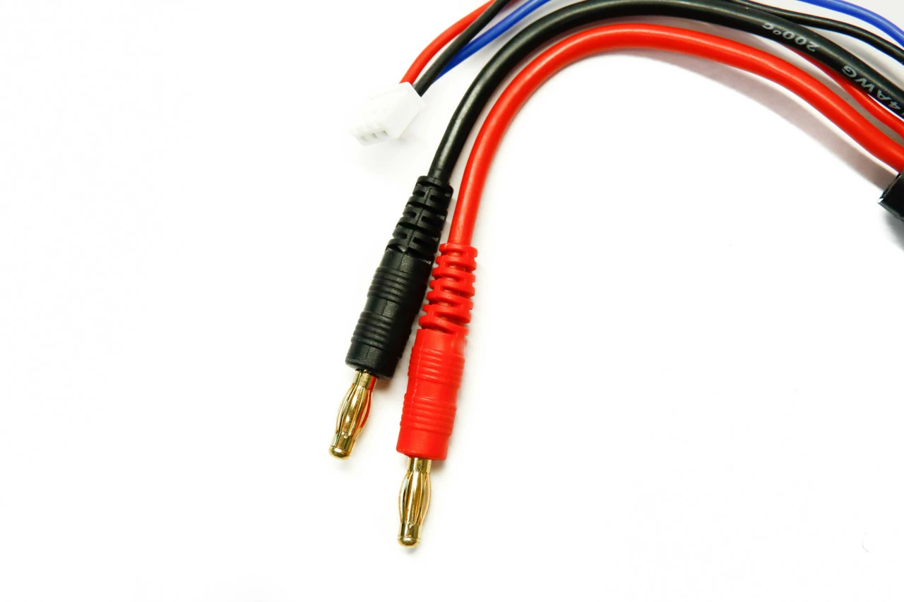 Punisher Series 2S Battery Charge Adapter Cable 4mm Bullet To Traxxas ID 4 Punisher Series 2S Battery Charge Adapter Cable 4mm Bullet To Traxxas ID - Image 2