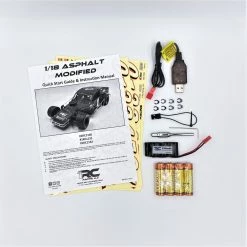 1RC Racing 1/18 Asphalt Modified, Red, RTR -RC Cars & Trucks Sales Manual Image 3 50470 96762.1672848978