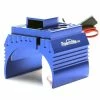 Power Hobby Aluminum Motor Heatsink & Cooling Fan For 1/8 Size Motors (Blue) -RC Cars & Trucks Sales PHB18FSBLUE 45117.1561646340