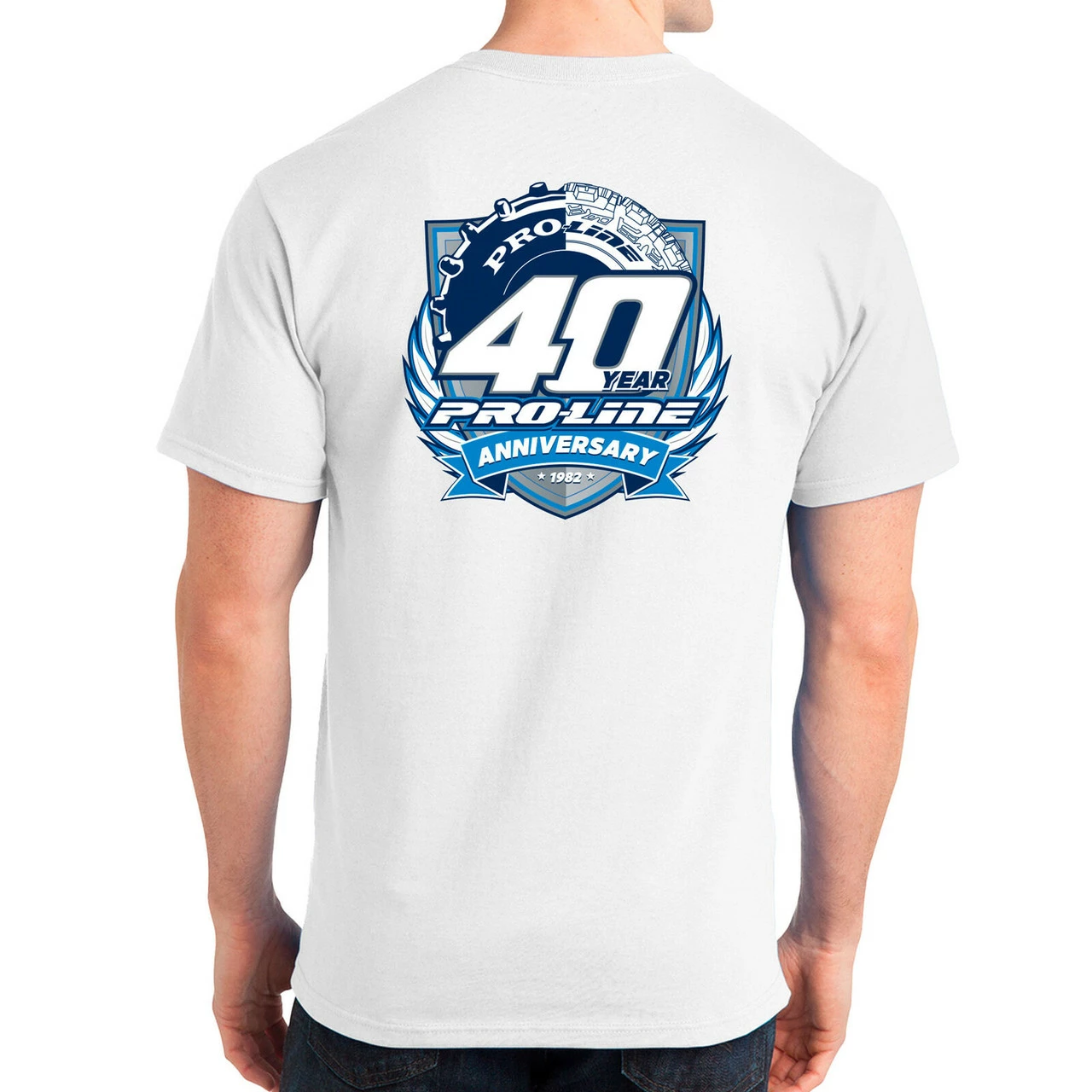 Proline Pro-Line 40th Anniversary White T-Shirt, Small 4 Proline Pro-Line 40th Anniversary White T-Shirt, Small - Image 2