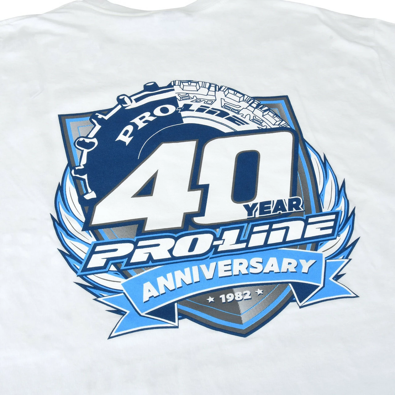 Proline Pro-Line 40th Anniversary White T-Shirt, Small 5 Proline Pro-Line 40th Anniversary White T-Shirt, Small - Image 3