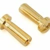 ProTek RC 5044 4mm Low Profile "Super Bullet" Solid Gold Connectors (2 Male)