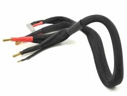 ProTek RC 2S High Current Charge/Balance Adapter (4mm To 4mm Solid Bullets) (10awg Wire) (24")