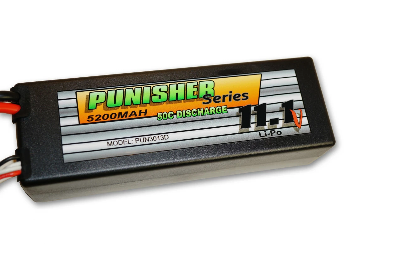 "Punisher Series" 5200/50C 3cell Lipo (Deans) 3 "Punisher Series" 5200/50C 3cell Lipo (Deans)