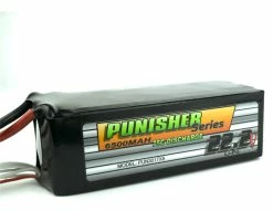"Punisher Series" 6500/75C 6cell Soft Case Lipo (XT90)
