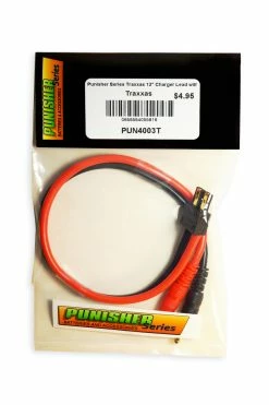 Punisher Series Traxxas 12" Charger Lead With 4mm Bullet -RC Cars & Trucks Sales PUN4003T in package 12.in 09287.1561481131