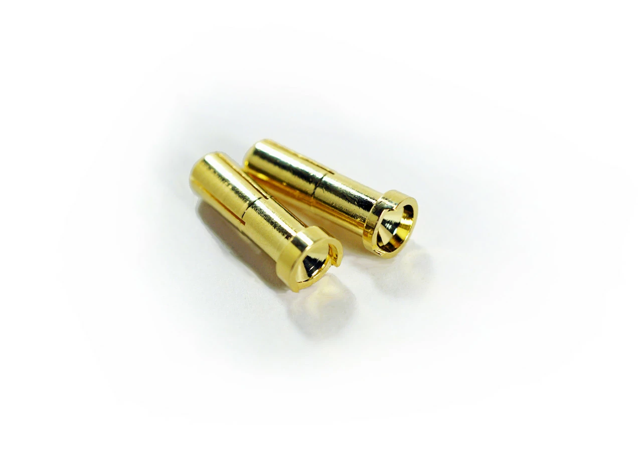 Punisher Series PUN4007 Low Profile 5mm Gold Plated Bullet Connector 3 Punisher Series PUN4007 Low Profile 5mm Gold Plated Bullet Connector