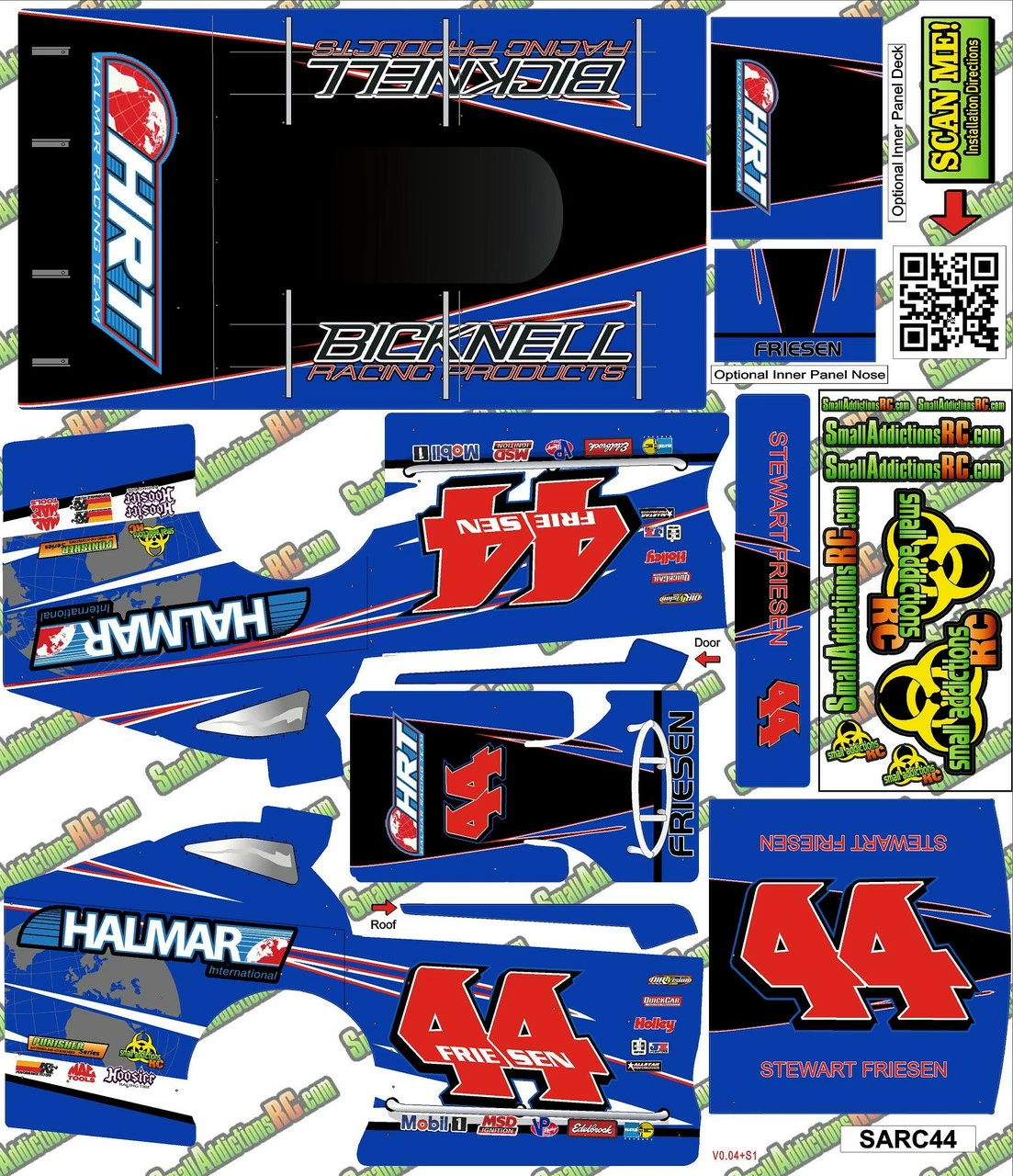 Small Addictions RC Wrap Addicts #44 Stewart Friesen MudBoss Wrap 3 Small Addictions RC Wrap Addicts #44 Stewart Friesen MudBoss Wrap