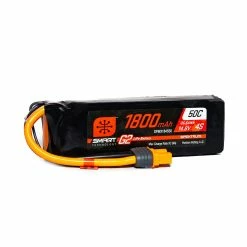 Spektrum 14.8V 1800mAh 4S 50C Smart G2 LiPo Battery: IC3