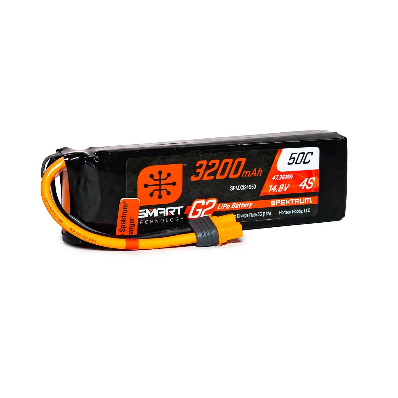 Spektrum 3200mAh 4S 14.8V Smart Battery G2 50C IC3 3 Spektrum 3200mAh 4S 14.8V Smart Battery G2 50C IC3