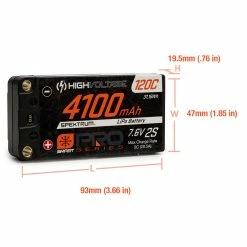 Spektrum 7.6V 4100mAh 2S 120C Smart Pro Race Shorty Hardcase LiHV Battery: Tubes, 5mm 7 Spektrum 7.6V 4100mAh 2S 120C Smart Pro Race Shorty Hardcase LiHV Battery: Tubes, 5mm -RC Cars & Trucks Sales SPMX412S120HT A2 MORG3RH5 10053.1660252753