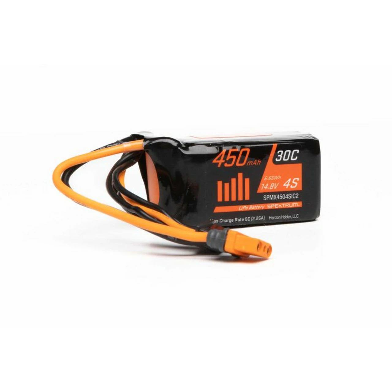 Spektrum 450mAh 4S 14.8V 30C LiPo Battery; IC2 3 Spektrum 450mAh 4S 14.8V 30C LiPo Battery; IC2