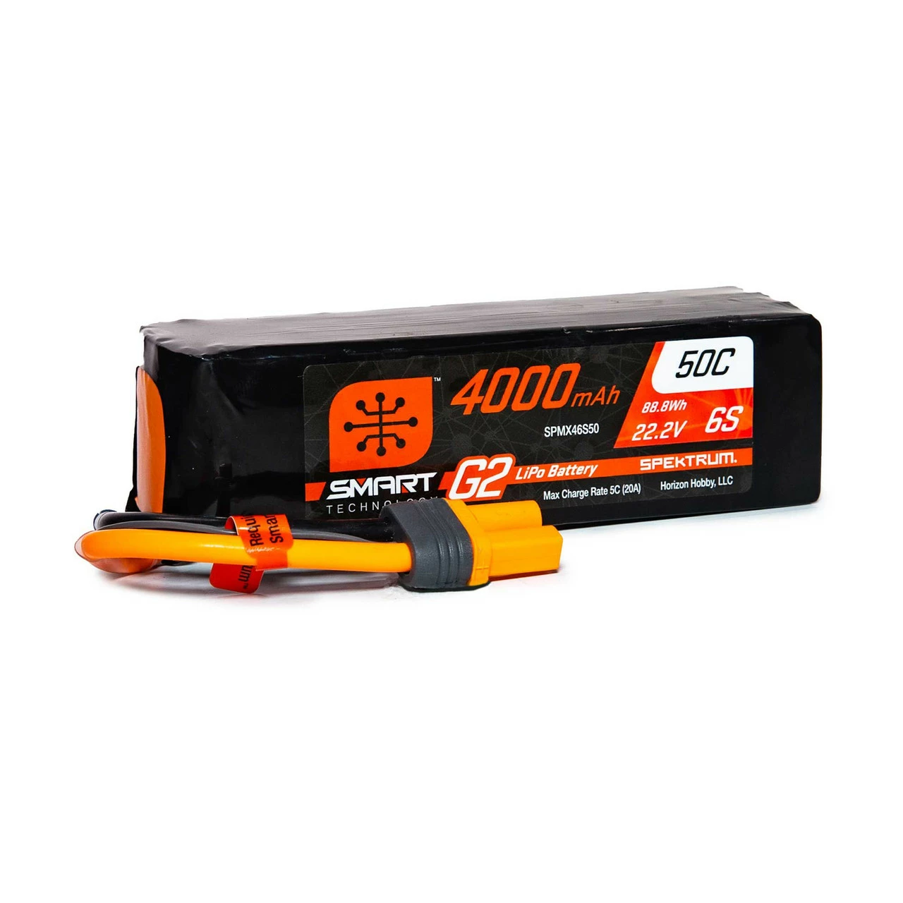 Spektrum 4000mAh 6S 22.2V Smart Battery G2 50C IC5 3 Spektrum 4000mAh 6S 22.2V Smart Battery G2 50C IC5