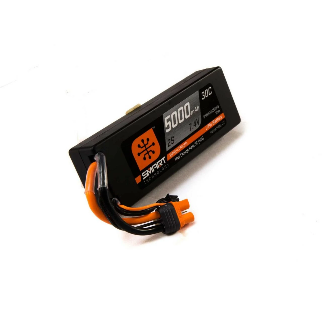 Spektrum 2S 30C Smart LiPo Hard Case Battery Pack W/IC3 Connector 7.4V/5000mAh 3 Spektrum 2S 30C Smart LiPo Hard Case Battery Pack W/IC3 Connector 7.4V/5000mAh