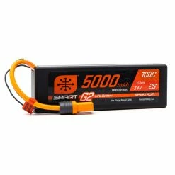 Spektrum 5000mAh 2S 7.4V Smart LiPo Battery G2 100C IC5