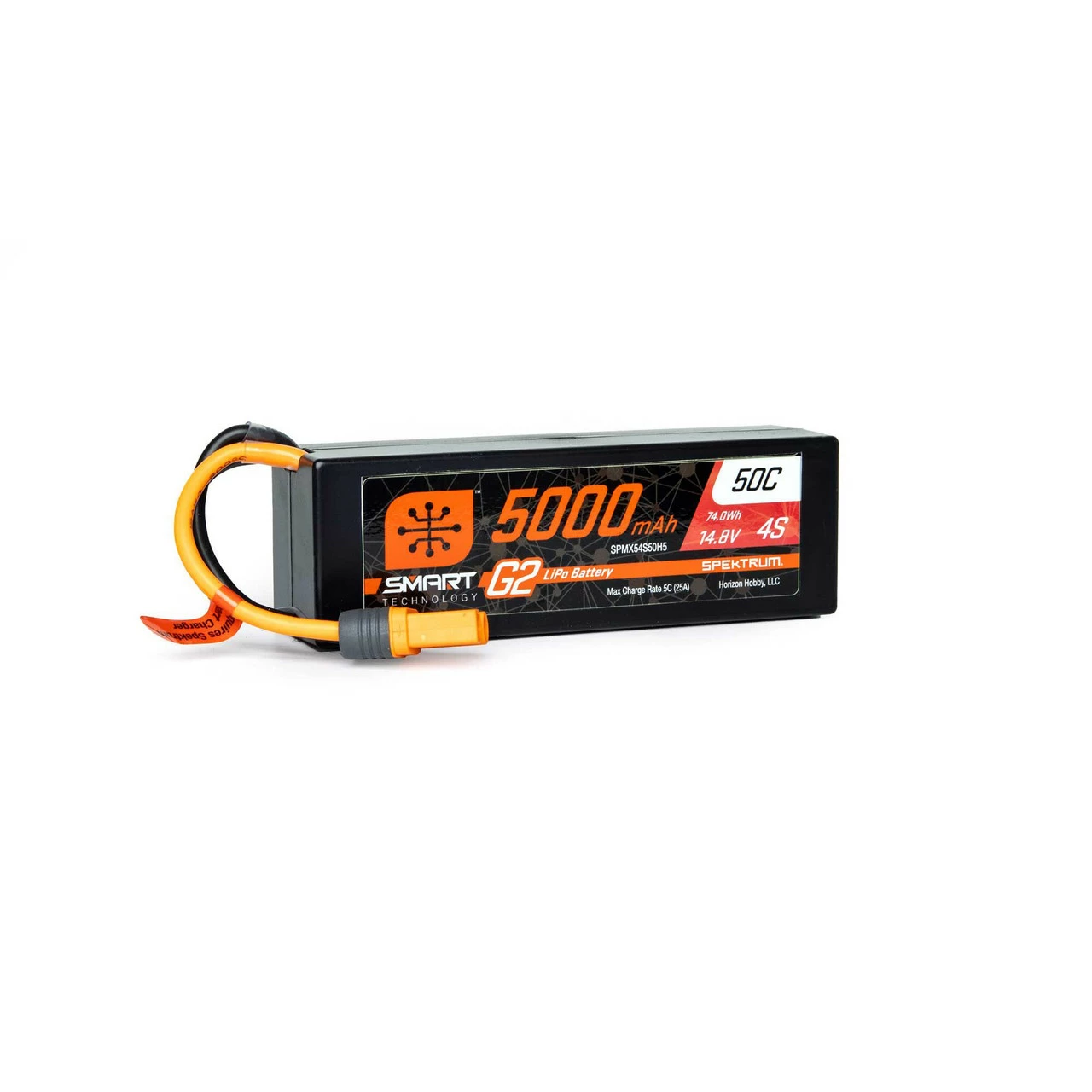 Spektrum 5000mAh 4S 14.8V Smart Battery G2 50C IC5 3 Spektrum 5000mAh 4S 14.8V Smart Battery G2 50C IC5