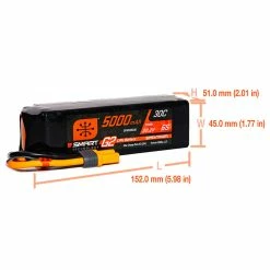 Spektrum 5000mAh 6S 22.2V Smart Battery G2 30C IC5 -RC Cars & Trucks Sales SPMX56S30 A1 L9GCAI3B 26871.1616086570
