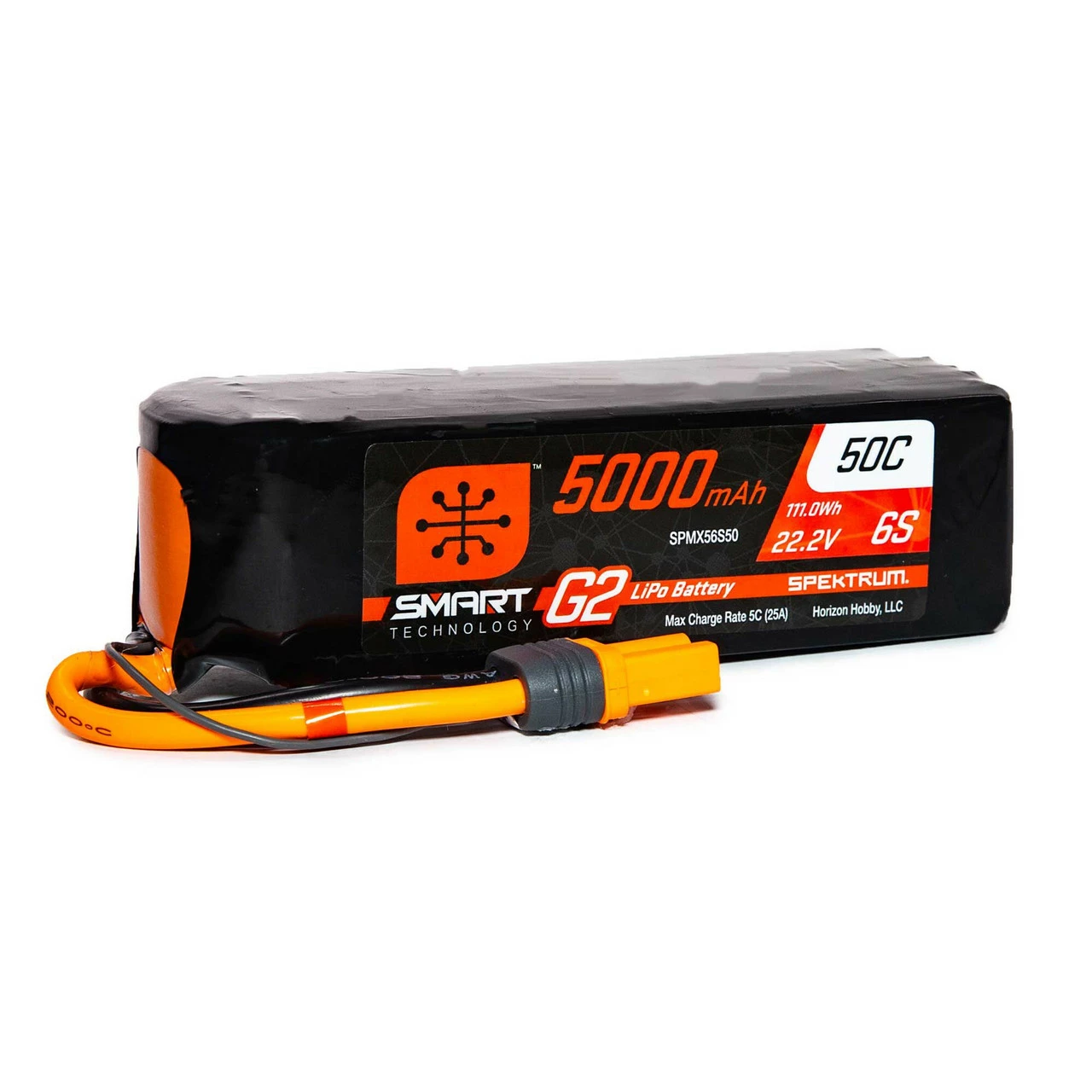 Spektrum 22.2V 5000mAh 6S 50C Smart Battery G2 IC5 3 Spektrum 22.2V 5000mAh 6S 50C Smart Battery G2 IC5