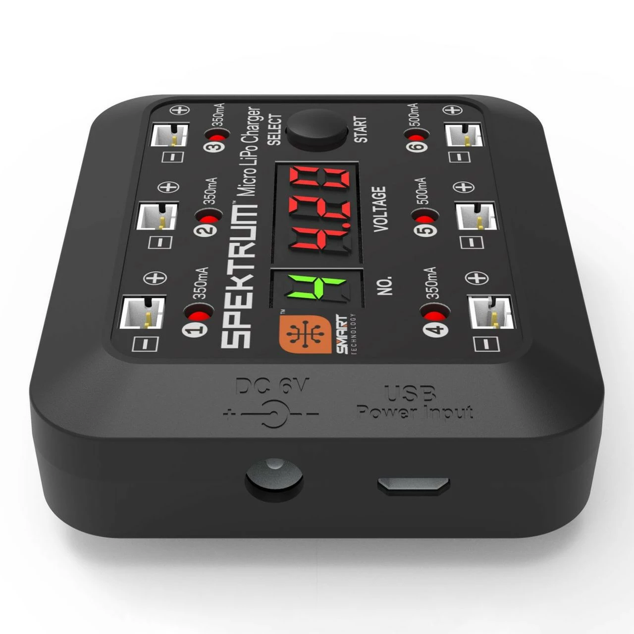 Spektrum S63 DC/USB 1S LiPo Smart Charger 4 Spektrum S63 DC/USB 1S LiPo Smart Charger - Image 2