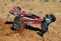 Traxxas Bandit 1/10 RTR Buggy W/XL-5 ESC, TQ 2.4GHz Radio, Battery & DC Charger (Red) -RC Cars & Trucks Sales TRA24054 1 RED 4 08505.1574809504