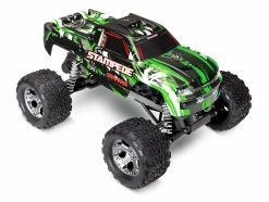 Traxxas Stampede 1/10 Scale Monster Truck Ready-to-Race With TQ 2.4GHz Radio System And XL-5 ESC, No Battery Or Charger (Green) -RC Cars & Trucks Sales TRA36054 4 GRN 6 39176.1588878020