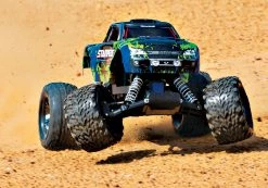 Traxxas Stampede VXL Brushless 1/10 RTR 2WD Monster Truck W/TQi 2.4GHz Radio & TSM (Green) -RC Cars & Trucks Sales TRA36076 4 GRN 1 83917.1559750180