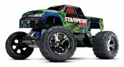 Traxxas Stampede VXL Brushless 1/10 RTR 2WD Monster Truck W/TQi 2.4GHz Radio & TSM (Green)
