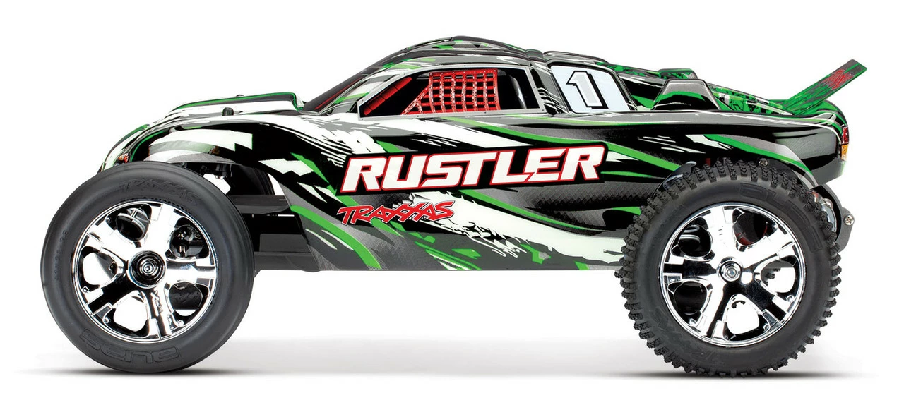 Traxxas Rustler 1/10 RTR 2WD Electric Stadium Truck W/XL-5 ESC & TQ 2.4GHz Radio (Green) 5 Traxxas Rustler 1/10 RTR 2WD Electric Stadium Truck W/XL-5 ESC & TQ 2.4GHz Radio (Green) - Image 3