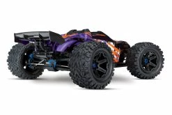 Traxxas E-Revo VXL 2.0 RTR 4WD Electric Monster Truck W/VXL-6s ESC & TQi 2.4GHz Radio (Purple) -RC Cars & Trucks Sales TRA86086 4PRPL 6 65062.1564778558