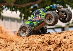 Traxxas Hoss 4X4 VXL 1/10 Scale Monster Truck W/ TQi Traxxas Link Enabled 2.4Ghz Radio System & TSM (Green) -RC Cars & Trucks Sales TRA90076 4 GRN 3 71198.1597181535