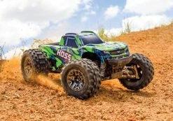 Traxxas Hoss 4X4 VXL 1/10 Scale Monster Truck W/ TQi Traxxas Link Enabled 2.4Ghz Radio System & TSM (Green) -RC Cars & Trucks Sales TRA90076 4 GRN 4 76847.1597181535