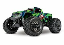 Traxxas Hoss 4X4 VXL 1/10 Scale Monster Truck W/ TQi Traxxas Link Enabled 2.4Ghz Radio System & TSM (Green) -RC Cars & Trucks Sales TRA90076 4 GRN 6 72678.1597181649