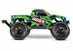 Traxxas Hoss 4X4 VXL 1/10 Scale Monster Truck W/ TQi Traxxas Link Enabled 2.4Ghz Radio System & TSM (Green) -RC Cars & Trucks Sales TRA90076 4 GRN 8 41580.1597181663