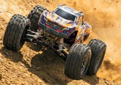 Traxxas Hoss 4X4 VXL 1/10 Scale Monster Truck W/ TQi Traxxas Link Enabled 2.4Ghz Radio System & TSM (Orange) 19 Traxxas Hoss 4X4 VXL 1/10 Scale Monster Truck W/ TQi Traxxas Link Enabled 2.4Ghz Radio System & TSM (Orange) -RC Cars & Trucks Sales TRA90076 4 ORNG 1 10521.1597182271