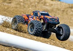 Traxxas Hoss 4X4 VXL 1/10 Scale Monster Truck W/ TQi Traxxas Link Enabled 2.4Ghz Radio System & TSM (Orange) 21 Traxxas Hoss 4X4 VXL 1/10 Scale Monster Truck W/ TQi Traxxas Link Enabled 2.4Ghz Radio System & TSM (Orange) -RC Cars & Trucks Sales TRA90076 4 ORNG 3 97112.1597182273