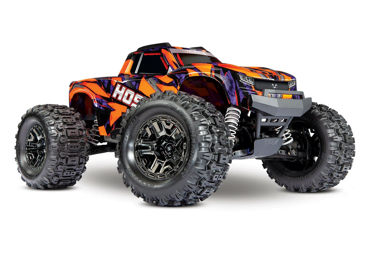 Traxxas Hoss 4X4 VXL 1/10 Scale Monster Truck W/ TQi Traxxas Link Enabled 2.4Ghz Radio System & TSM (Orange) 4 Traxxas Hoss 4X4 VXL 1/10 Scale Monster Truck W/ TQi Traxxas Link Enabled 2.4Ghz Radio System & TSM (Orange) - Image 2