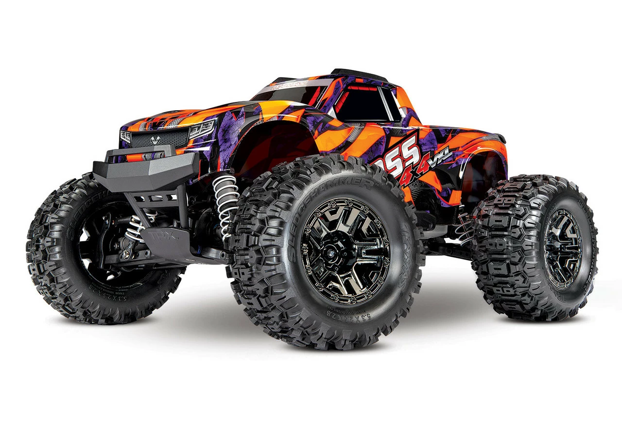 Traxxas Hoss 4X4 VXL 1/10 Scale Monster Truck W/ TQi Traxxas Link Enabled 2.4Ghz Radio System & TSM (Orange) 3 Traxxas Hoss 4X4 VXL 1/10 Scale Monster Truck W/ TQi Traxxas Link Enabled 2.4Ghz Radio System & TSM (Orange)