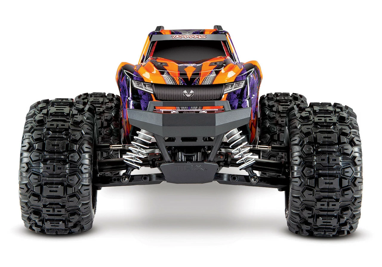 Traxxas Hoss 4X4 VXL 1/10 Scale Monster Truck W/ TQi Traxxas Link Enabled 2.4Ghz Radio System & TSM (Orange) 6 Traxxas Hoss 4X4 VXL 1/10 Scale Monster Truck W/ TQi Traxxas Link Enabled 2.4Ghz Radio System & TSM (Orange) - Image 4