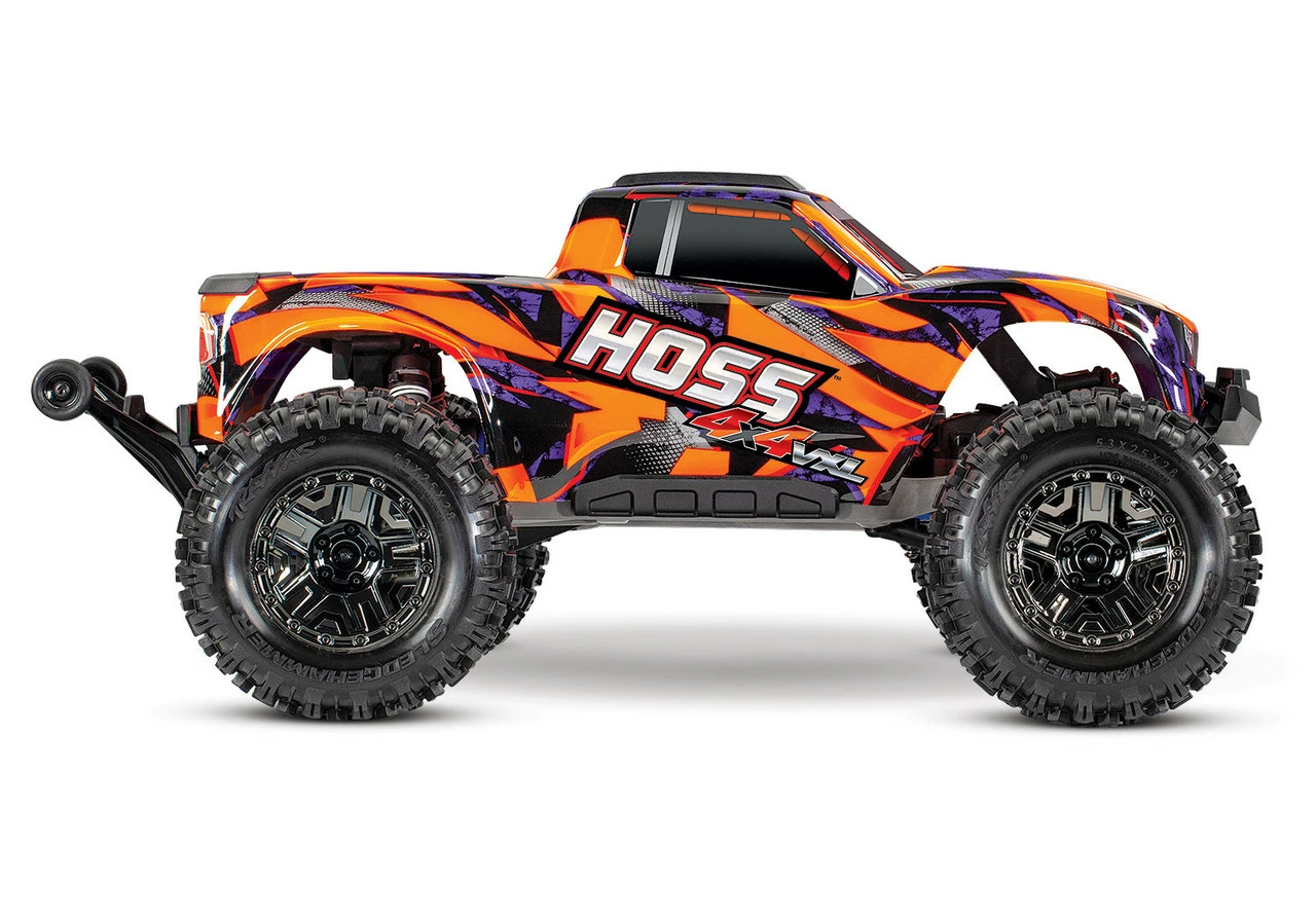 Traxxas Hoss 4X4 VXL 1/10 Scale Monster Truck W/ TQi Traxxas Link Enabled 2.4Ghz Radio System & TSM (Orange) 5 Traxxas Hoss 4X4 VXL 1/10 Scale Monster Truck W/ TQi Traxxas Link Enabled 2.4Ghz Radio System & TSM (Orange) - Image 3