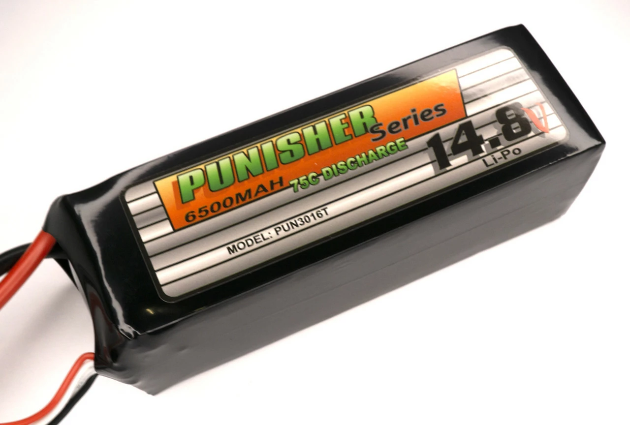 "Punisher Series" 6500/75C 4cell Soft Case Lipo (Traxxas) 3 "Punisher Series" 6500/75C 4cell Soft Case Lipo (Traxxas)