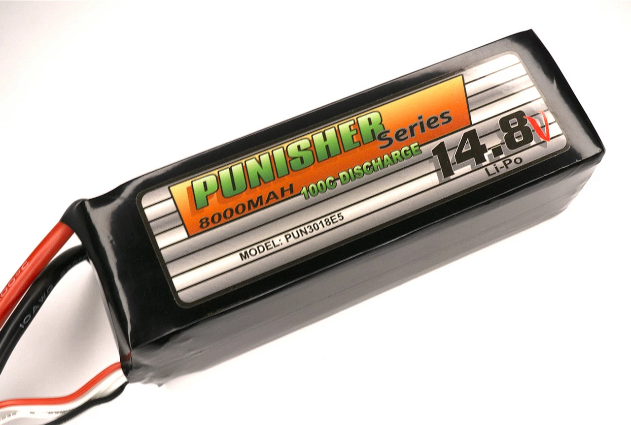 "Punisher Series" 8000/100C 4cell Soft Case Lipo (EC5) 3 "Punisher Series" 8000/100C 4cell Soft Case Lipo (EC5)