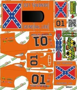 Small Addictions RC Wrap Addicts #01 General Lee MudBoss Wrap