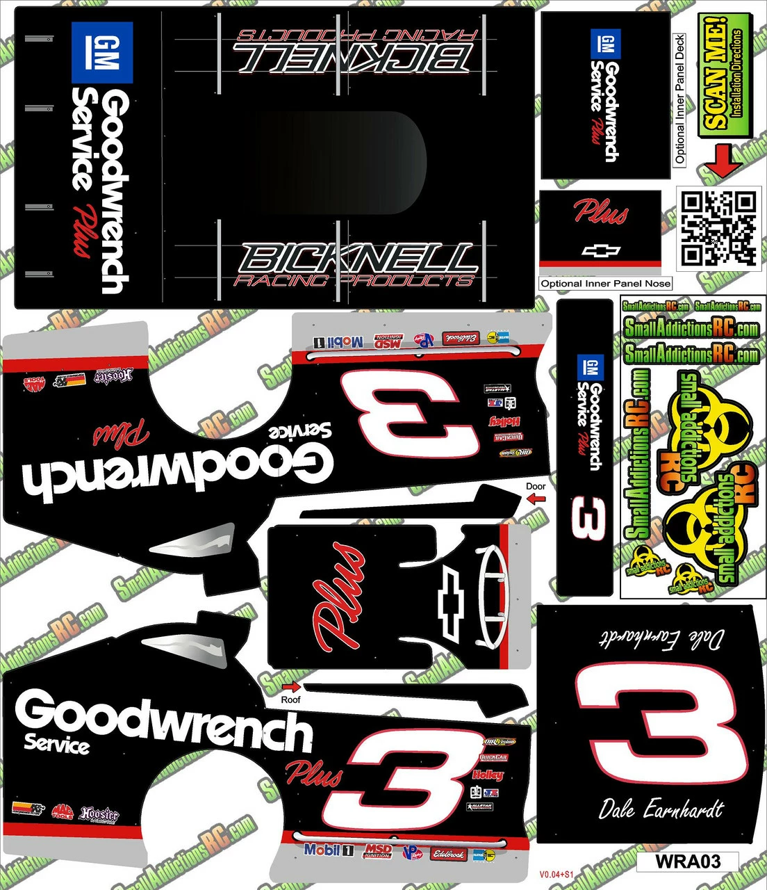 Small Addictions RC Wrap Addicts #3 Dale Earnhardt Goodwrench MudBoss Wrap 3 Small Addictions RC Wrap Addicts #3 Dale Earnhardt Goodwrench MudBoss Wrap