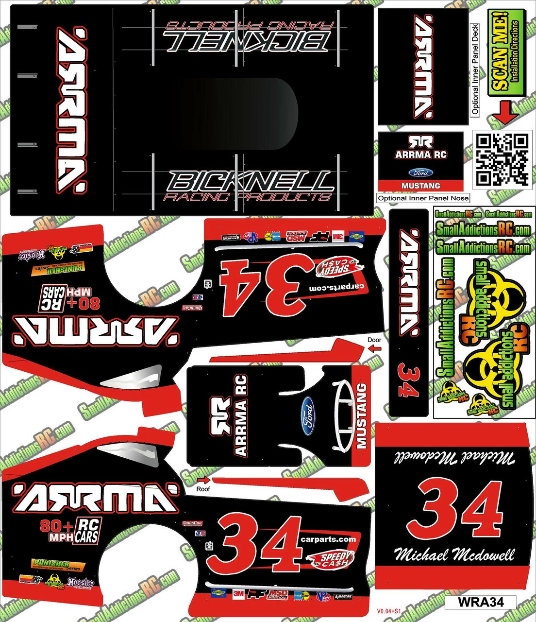 Small Addictions RC Wrap Addicts #34 Michael McDowell MudBoss Wrap 2 Small Addictions RC Wrap Addicts #34 Michael McDowell MudBoss Wrap